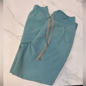 Figs Technical Collection High Waisted Zamora Jogger Seaglass Small Petite